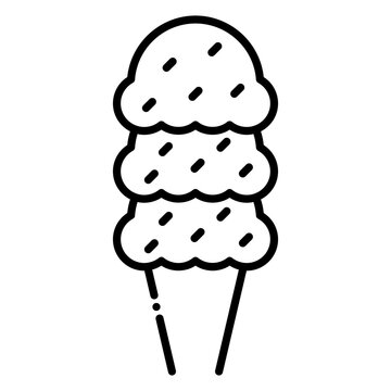 Sweet Patriotic Ice Cream Cone