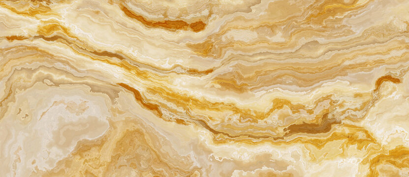 A dramatic backlit onyx stone