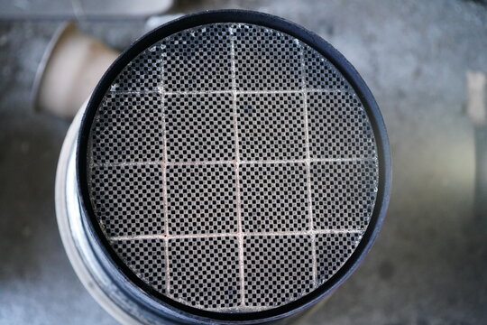 DPF of a diesel vehicle without soot