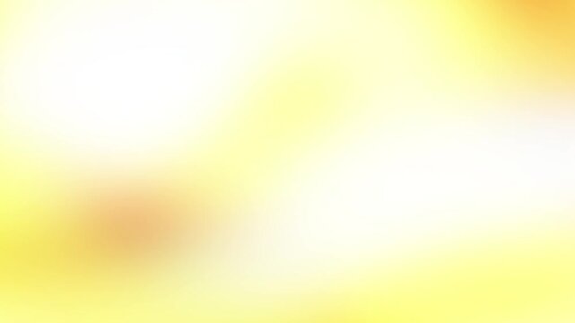Yellow, white and orange gradient wave. Abstract futuristic loop with a smooth moving glow and luxury holographic texture. Used for elegant video intro and wallpaper background