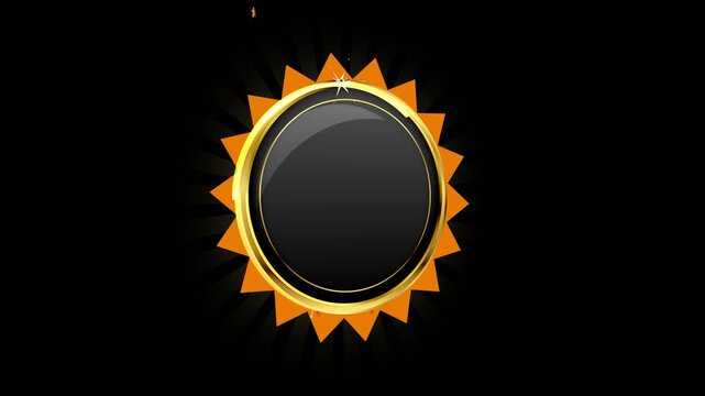 titles intro montage 2D reveal effect with alpha channel