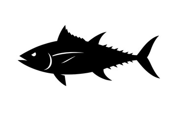 Obraz premium Abstract Tuna Silhouette Vector Art