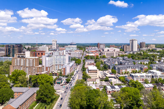 Towson City Center &ndash; Vibrant Maryland County Seat with Historic and Modern Architecture &ndash; Baltimore County Heritage - Aerial View
