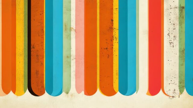 Stripes of Joy: A vibrant composition of colorful vertical stripes, each carrying its unique hue, create a dynamic and visually appealing design that evokes feelings of happiness and energy.