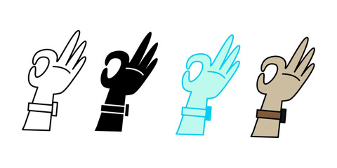 Obraz premium Hand no problems gesture everything is okay 