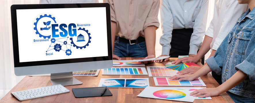 ESG environmental social governance policy for brisk business to set a standard to achieve high ESG score