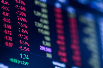 Fototapeta premium stock market chart
