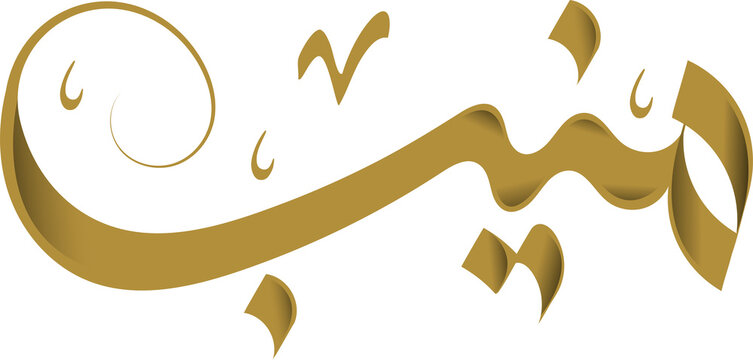 Muneeb Arabic Calligraphy PNG | Transparent Background Arabic Name Logo, Custom Typography Design, Islamic Calligraphy Art