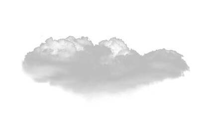 Naklejka premium Cloud sky set of isolated white clouds with various shape and size on transparent background. Soft, fluffy cloud texture with natural appearance,weather element, mockup or foggy background.