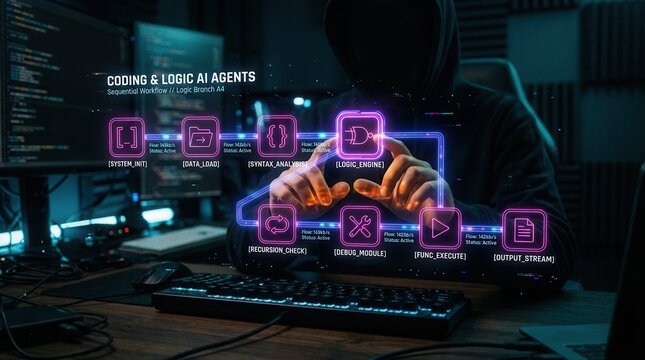 Coding & Logic AI Agents: Sequential Workflow Automation and Logic Branch Control