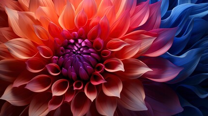Obraz premium A photo of a vibrant flower petal with fine detail.