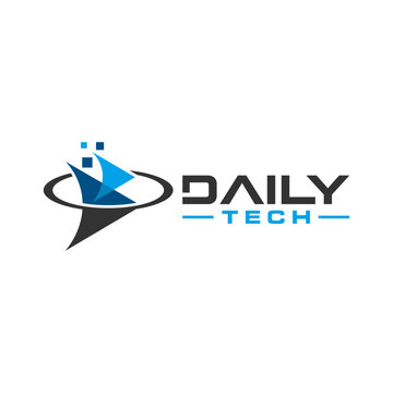 digital data transmission technology logo