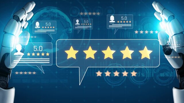 AI enhances customer review and rating system by analyzing review, rating, and customer feedback for deeper trust insights Marrow