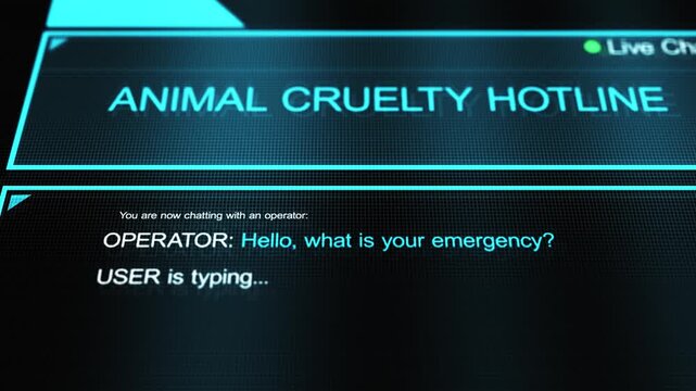 A Generic Animal Cruelty Hotline Chat Support