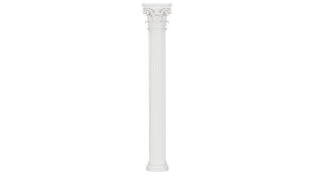 3d rendering corinthian column