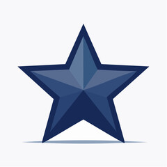 Obraz premium Blue Star Icon