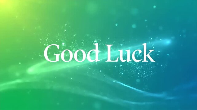 Good Luck, Motivational Background, Colorful Gradient, Wishful Thinking