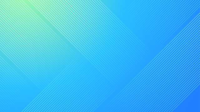 High resolution abstract blue gradient background featuring clean diagonal white lines for modern corporate and technology design projects