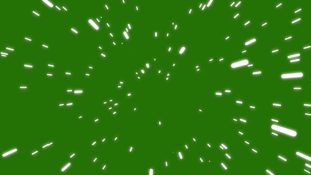 Hyperspeed Warp Tunnel Flight Through Space, Abstract Starfield Light Streaks Animation Loop, Futuristic Sci-Fi Motion Background in Ultra HD 4K