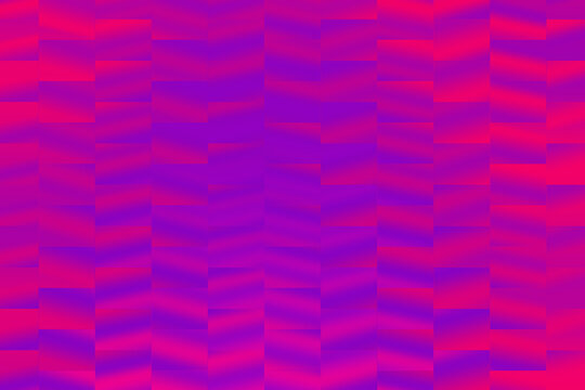 Abstract geometric background with a vibrant chevron pattern in shades of neon pink and deep purple