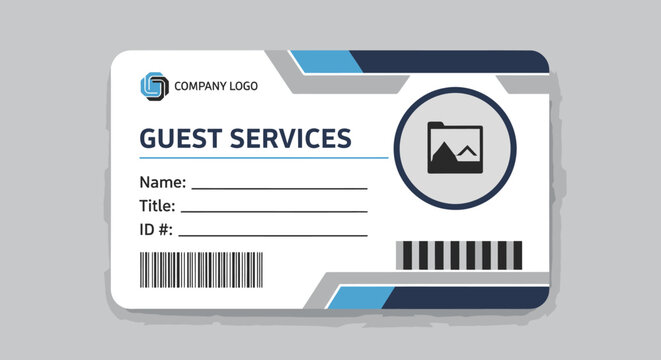Guest Services ID Badge Template