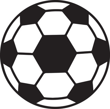 Soccer Ball Icon &ndash; Football Sports Vector Symbol Collection