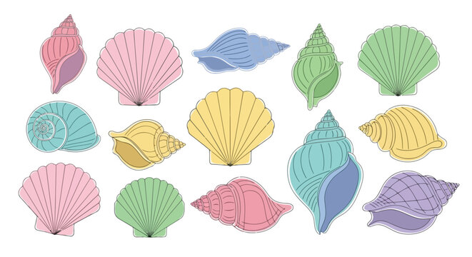 A group of colorful paper fortune tellers