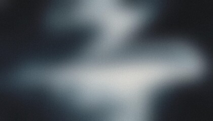 Obraz premium Grainy black white gradient noise abstract background texture