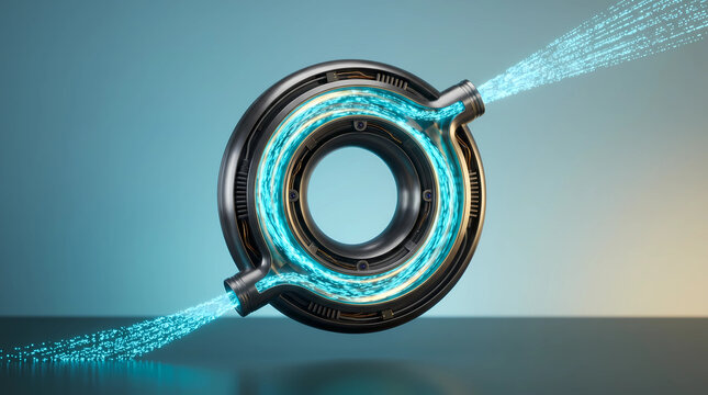 Closed loop circulation buffer system for controlled flow stabilization and continuous cycle regulation