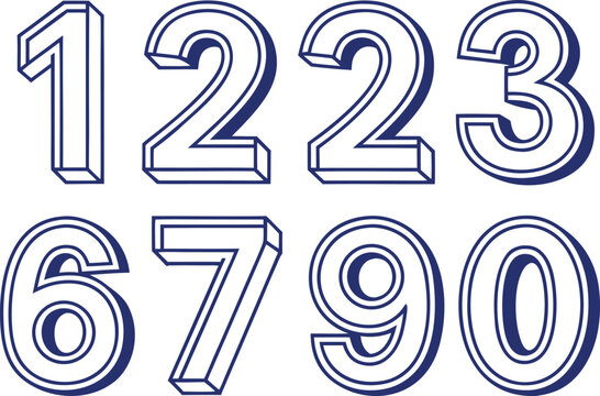 Modern Typography Number Letter Icon Set. Minimalist Alphanumeric Character Symbol Collection. Corporate Identity Font Style Layout. Abstract Geometric Letter Number Design. Digital Interface Font