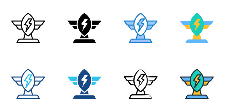 Climate pledge icons set multiple style collection. Editable stroke 
