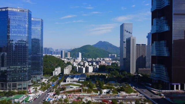 Fly Over - Shenzhen Nanshan CBD