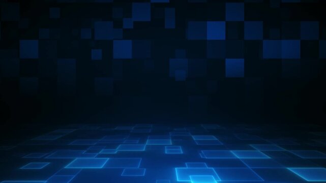 Glowing golden bullion ingots floating above a vibrant orange banner in this dynamic digital motion animation graphic footage