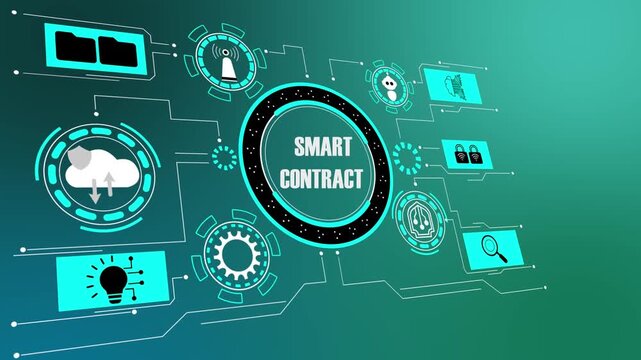 Blockchain Smart Contract Execution with Automated Secure Digital Agreement System.