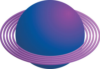 Isometric purple planet © Rolling Stones