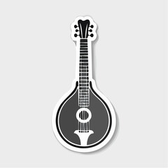 Obraz premium Illustration of a Portuguese Guitar