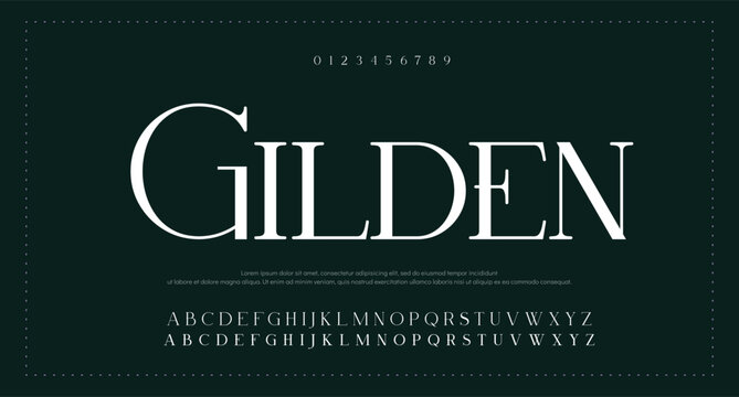 
Abstract Fashion font alphabet. Minimal modern urban fonts for logo, brand etc. Typography typeface uppercase lowercase and number. vector illustration