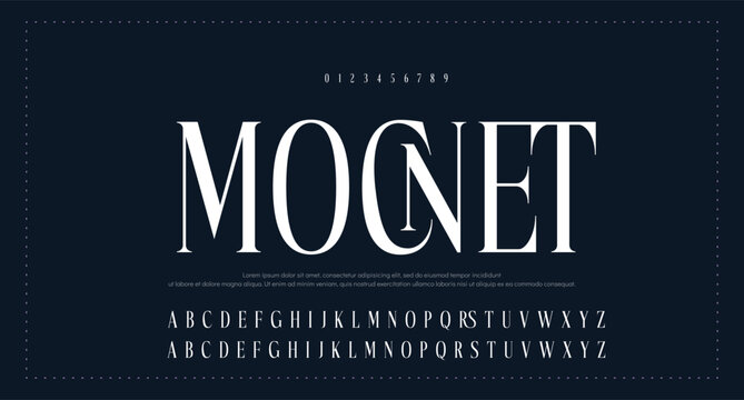 
Sans serif font