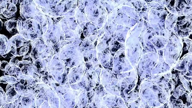 water flowing into the water motion video background. bubble background motion video texture 