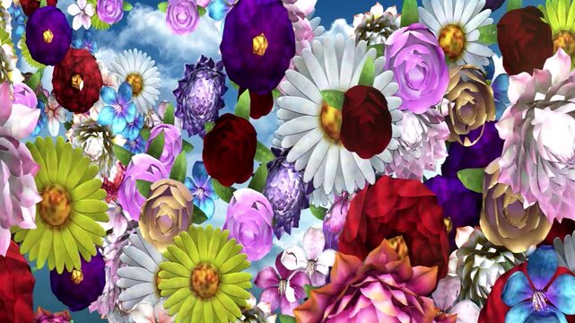 Falling Flowers