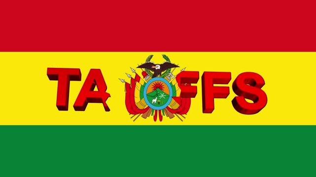 Bolivian Flag Design: A vibrant representation of the Bolivian flag, showcasing its distinct colors and emblem. The design is a bold statement of national pride.