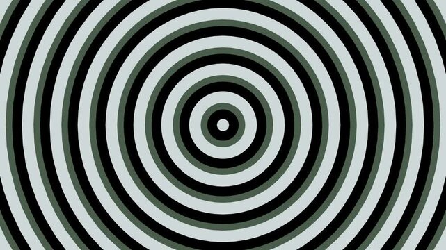 Black and white hypnotic spiral pattern with circular abstract design and swirling optical illusion background