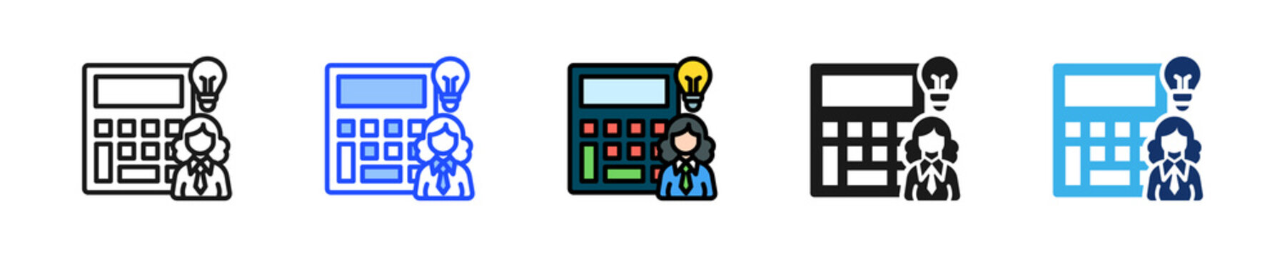 Feasibility Icon Collection With Multiple Styles