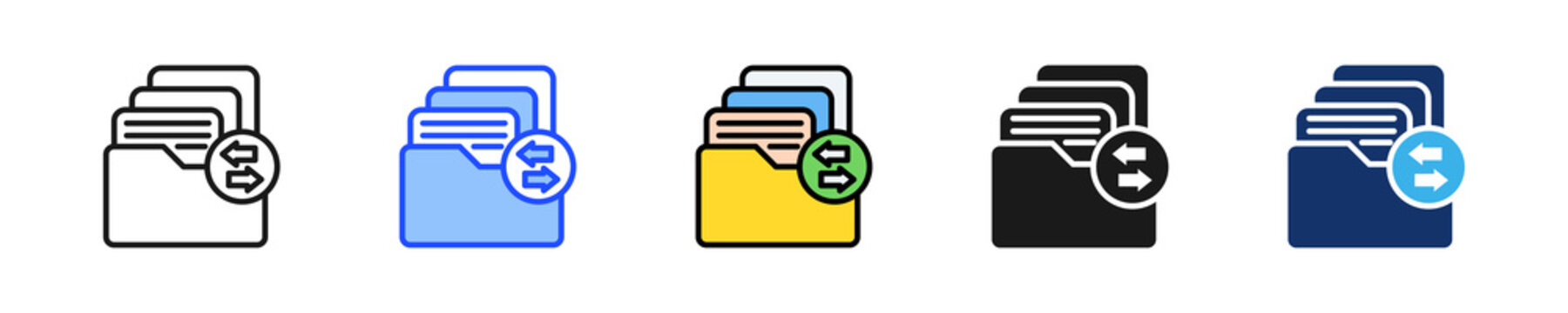 Change Request Icon Collection With Multiple Styles