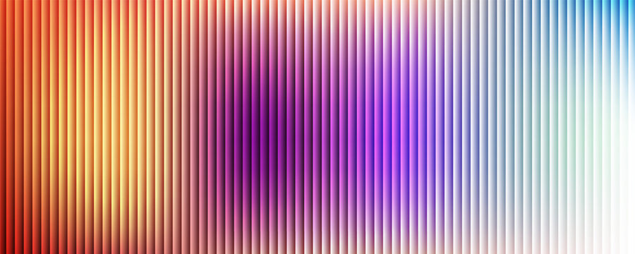 Futuristic neon ribbed fractal glass waves textures blend into mesmerizing gradient. Bold and dynamic design blending bright colors and geometry visuals full of energy and rhythm. Vector illustration