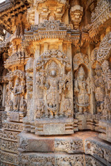 Obraz premium Keshava temple at Somanathpura (also spelled Keshava temple, Somnathpur)