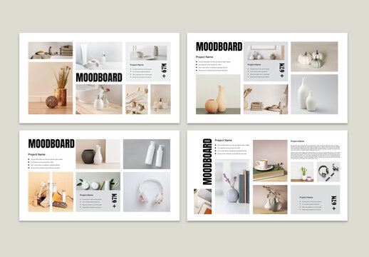 Modarn Mood Board Layout