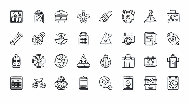 Various icons and symbols line up.