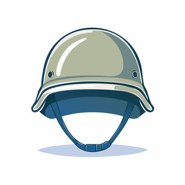 Illustration of a German military helmet