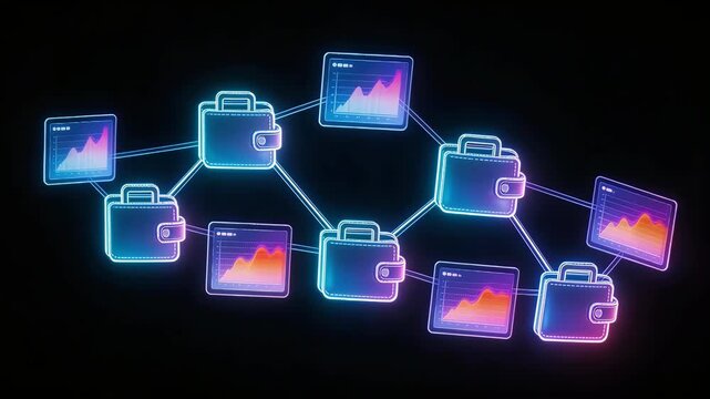Digital wallet network with financial data